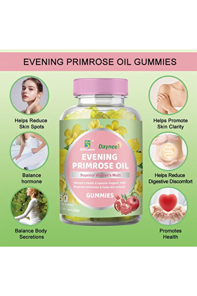 Wins Town Daynee Evening primrose oil gummies winstown herb women womb health