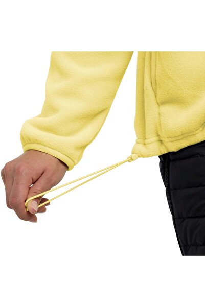 Jack Wolfskin Sumetro Fz Women's Yellow Fleece Jacket Women's Fleece Jacket A65075