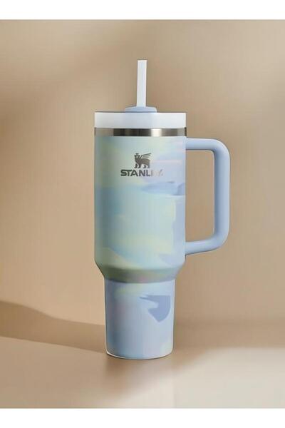Stanley Quencher H2.0 FlowState Stainless Steel Vacuum Insulated Tumbler 40oz Marca Blue