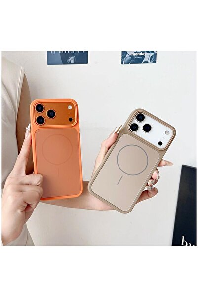 Zebana Apple iPhone 15 Pro Max Compatible Case Elista M-Safe Silicone Case Gray