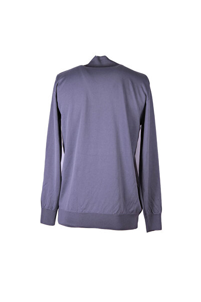 trender Half Zipper Gray Men's Sweater Alp01