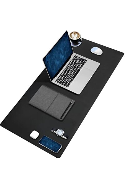STOREMAX Deer PU Deri Mouse Pad Dikişli Kenar Dayanıklı Büyük Boy Çift Yönlü Kullanım Ofis Masa Matı Sümen (S