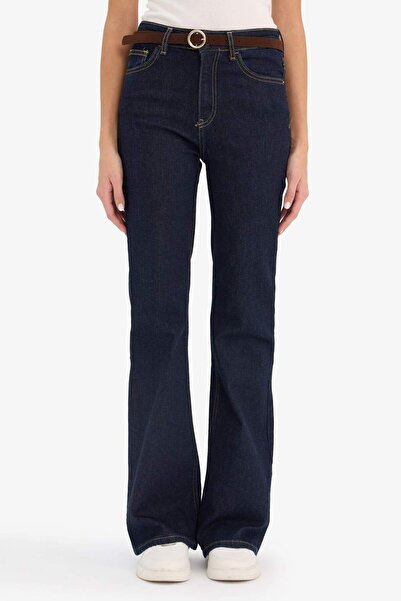 DeFacto Mia Flare Fit High Waist Long Jean Pants G6399Ax25Cw