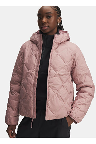 Under Armour 6008818-673-Legend Down Jacket Pembe Normal Kadın Spor Mont