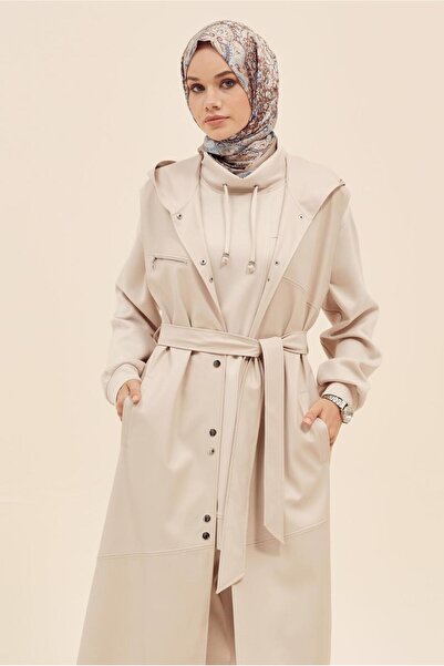 Alvina Belted Faux Leather Vest 45962