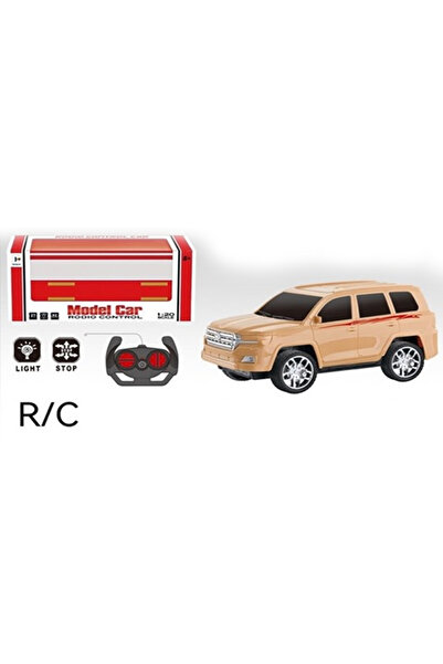 Toysea 1:12 Scale RC SUV Model Car, 4-Function Remote Control Vehicle with Lights, Kids’ Toy Car