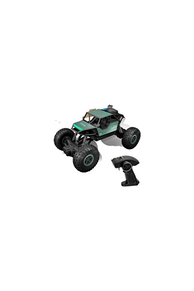 Toysea سيارة بيج فوت سبيكة ريموت كنترول للتسلق بمقياس 1:18، زاحفة صخور على الطرق الوعرة مزودة ببطارية 3.7 فولت وشاحن USB