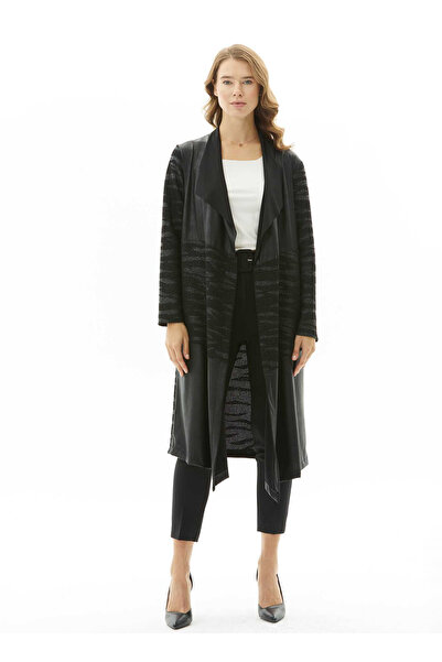 Selen Siyah Kadın Hırka 25KSL4179