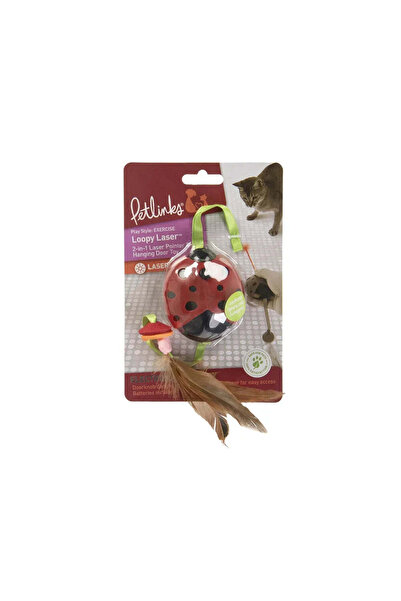Petlinks Interactive Electronic Laser and Feather Toy for Cats