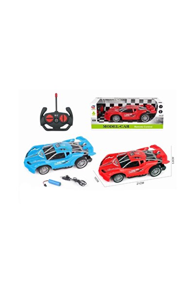 Toysea 1:18 Scale 4-Function RC Racing Car, Rechargeable Sports Vehicle Toy with USB Charging for Kids