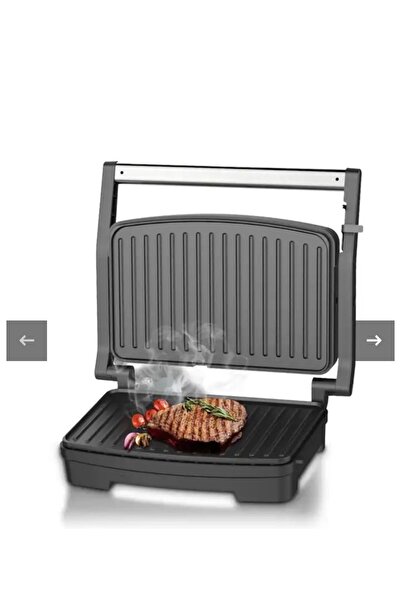 Prime Heim 850W Electric Grill with Non-Stick Plates and Heating on Both Sides