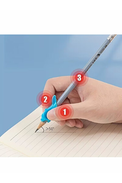 motossori Kalem Tutma Aparatı Silikon - Sevilen Balık Şekli (Kalem tutmayı Öğretir) 1 Adet