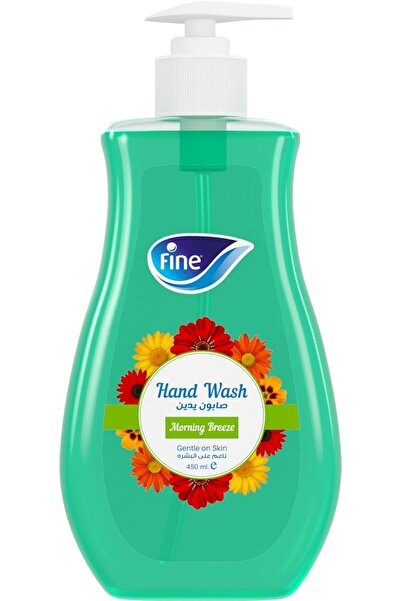 FINE Liquid Hand Wash, 450 ml Bottle - Morning Breeze scent