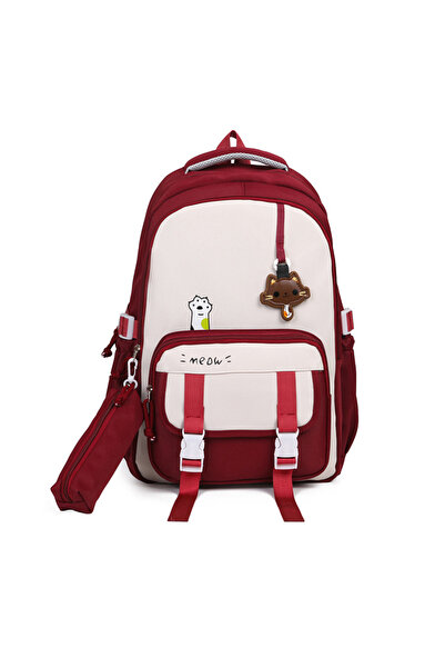 Generic New cute junior and senior high school student backpack, casual simple lightweight dual-shoulder bag