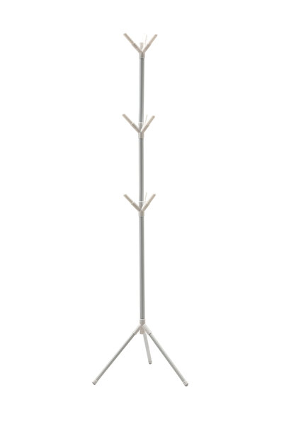 Lawazim Clothes & Hat Hanger 170cm Freestanding Metal Coat Rack 9 Hooks for Home Office