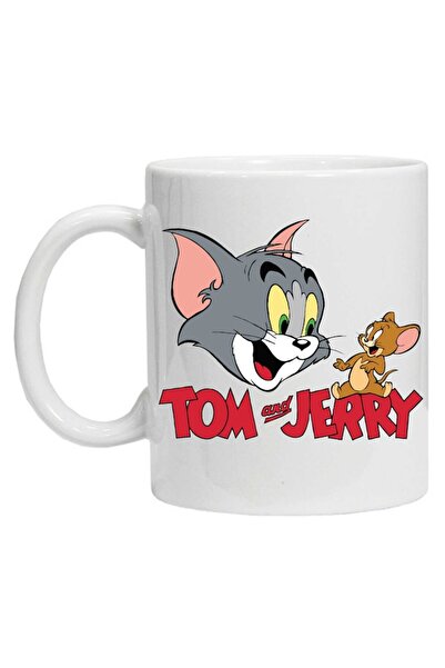 CRD PRINT Personalized Tom and Jerry Print Mug, CRD PRINT, 330ml, White