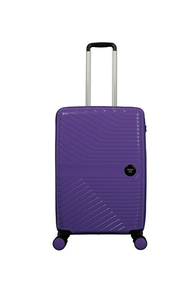 NASA U S Nasa U.s Mor Çekçekli Sert Valiz NASA U.S PP MOR ORTA BOY VALİZ