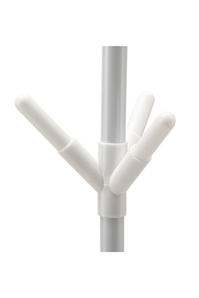 Lawazim Clothes & Hat Hanger 170cm Freestanding Metal Coat Rack 9 Hooks for Home Office