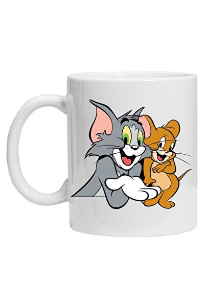 CRD PRINT Personalized Tom and Jerry Mug (330 ml) - CRD PRINT, White