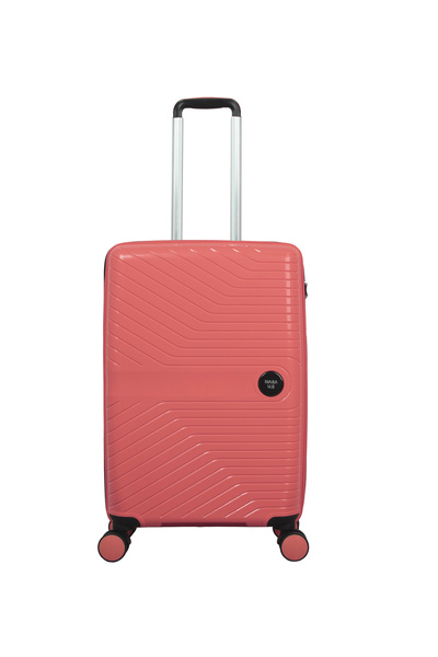 NASA U S Nasa U.s Altın Çekçekli Sert Valiz NASA U.S PP ROSE ORTA BOY VALİZ