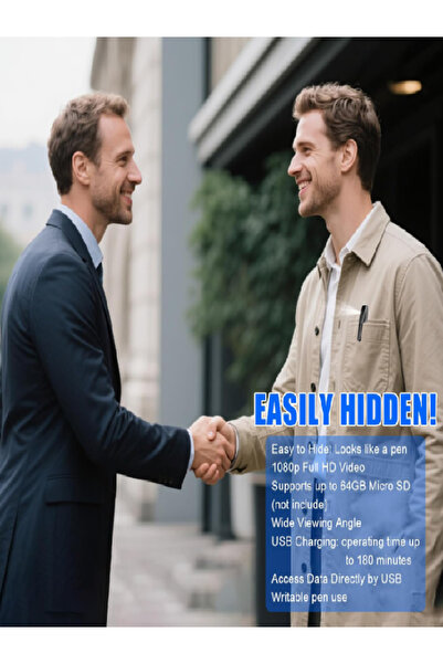 Electronic SPY Latest 1080P HD Ultra-Long Recording Hidden Pen - Mini Camera Device