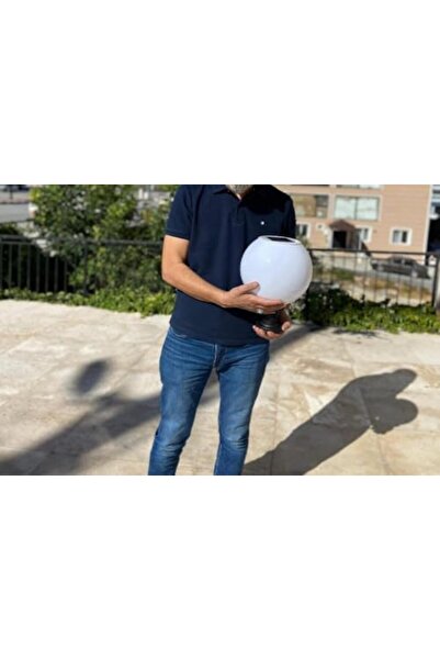 STOREMAX 2 Adet KÜRE Set Üstü Solar LED Bahçe Lambası 20W | Güneş Enerjili + 220V Elektrikli Hibrit, Fotosell