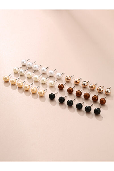 Take Two By Styli Set of 18 - Pearl Stud Earring