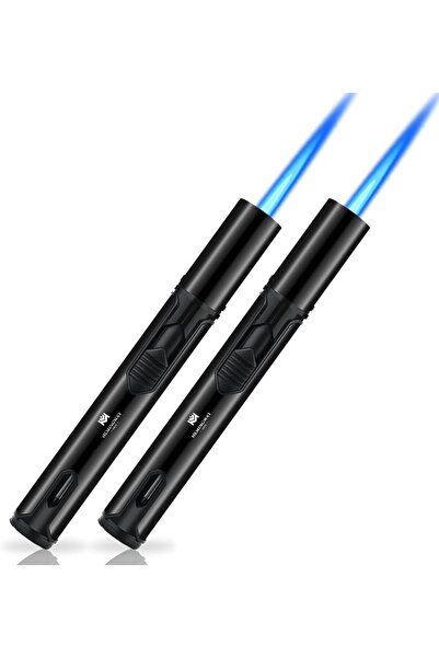 Hemingway Single Jet Torch Lighter 1pc Windproof Refillable Gas (not included) Pen-Style for Cigars