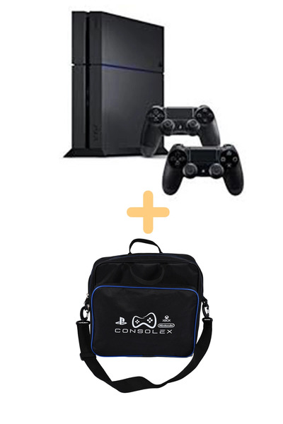Sony PS4 Standart 1TB (Yenilenmiş) + 2 Kol + ConsoleX Çanta + 12 Ay Garanti