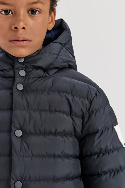 Nebbati Boy Navy Blue Coat