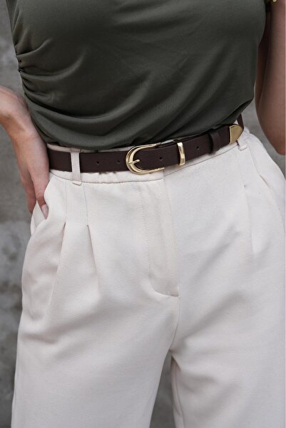 Desre Moda Gold Buckle Cowboy Belt Trouser Belt Shirt Belt Coat Belt Women's Belt Jeans Belt