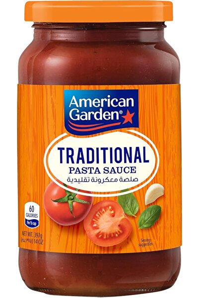 american garden صلصة المعكرونة التقليدية، نباتية، خالية من الغلوتين، 397 غرام