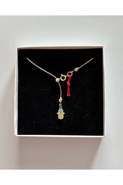 acc swen Hamsa fatma ana eli Gold renk asansör kolye taşlı y kolye 316L çelik...