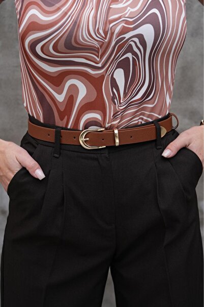 Desre Moda Gold Buckle Cowboy Belt Trouser Belt Shirt Belt Coat Belt Women's Belt Jeans Belt