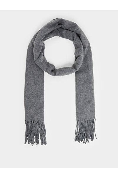 Styli Grey Fringed Scarf
