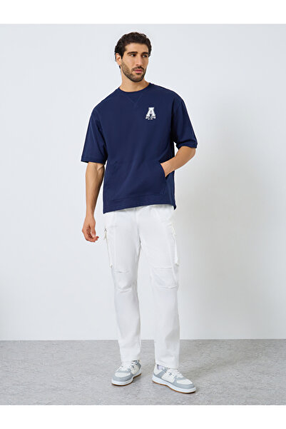 Take Two By Styli Men White Cargo Pants with Drawstring
