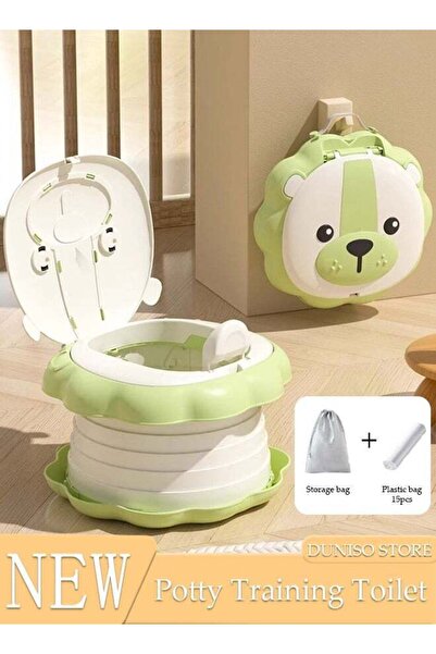 DOMEET مرحاض تدريب على استخدام المرحاض قابل للطي للأطفال، مرحاض سيارة قابل لل...