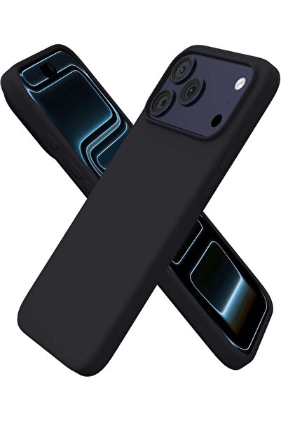 Generic Soft Liquid Silicone Gel Case for iPhone 17 Pro - Full Body Shockproo...