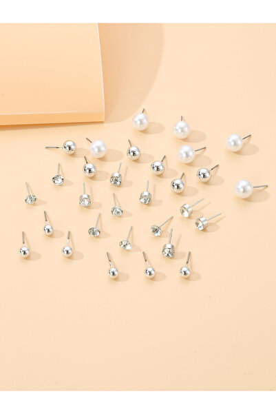 Take Two By Styli Set of 15 - Rhinestone Earrings