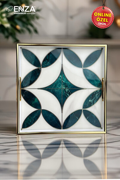 Enza Kuzey Tea Coffee Breakfast and Presentation Tray 36 cm