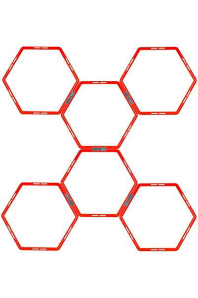 Avento Agility ladder - hexagon - 6 pieces