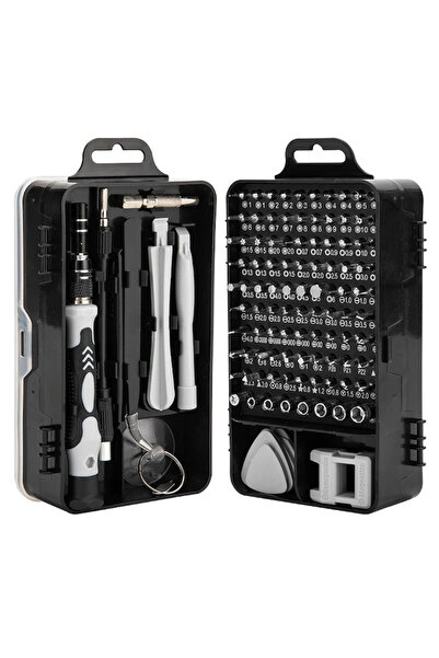 OEM Precision screwdriver set, 115 pieces, For computer/watch/phone, Gray