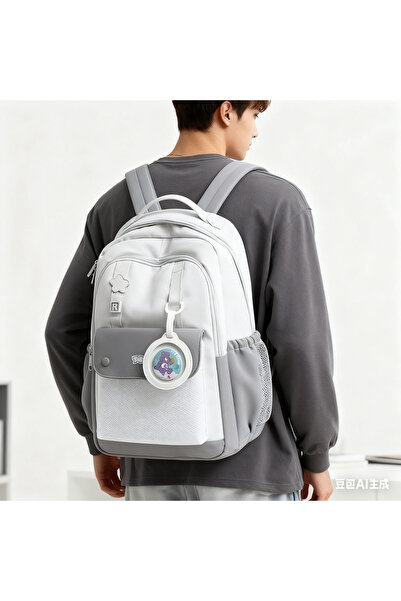 Generic High-Beauty Junior High School Girl Backpack Fashion School Bag High School College Student