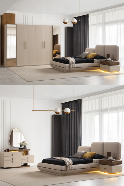 Eymense Valencia Yatak Odası Takımı 6 Kapaklı