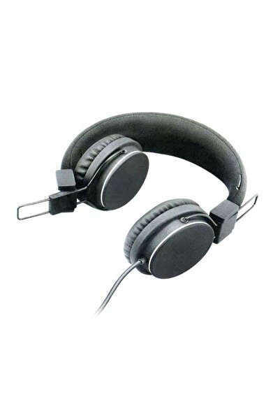 jedel سماعات رأس G Deal فوق الأذن مع ميكروفون - أسود