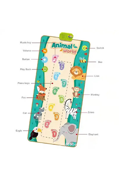 OEM Interactive Musical Mat with Animals 70 x 150 cm