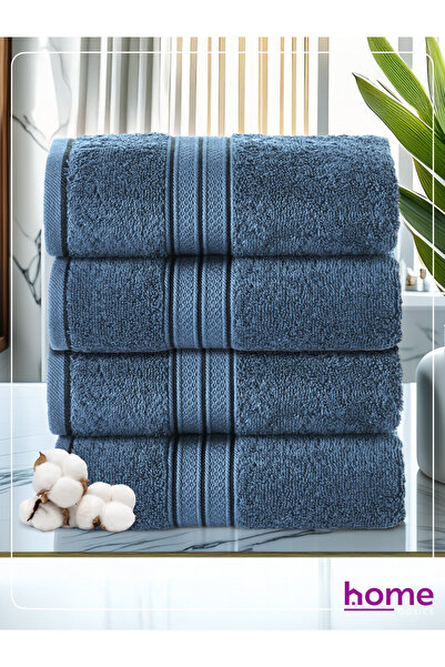 Donetella 4-Pcs Premium Bath Towel Set 70x140cm – 100% Combed Cotton, 600 GSM, Quick Dry, Ultra-Absorbent