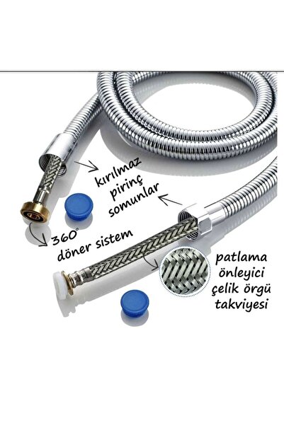 idimax ÇELİK ÖRGÜ SPİRAL (175cm)