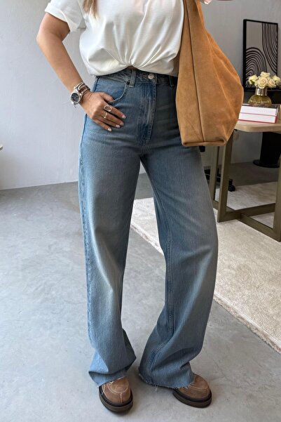 ELVAN TOLON Blue Distressed Jeans