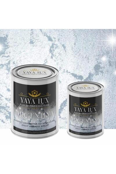 YaYa Color Package 2 L + 1 L Free, Luxury Decorative Paint, Argentina Silver ...